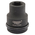 Draper Expert 04998 Expert 17mm 3/4" Square Drive Hi-Torq® 6 Point Impact Socket