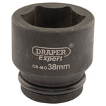 Draper Expert 05018 Expert 38mm 3/4" Square Drive Hi-Torq® 6 Point Impact Socket