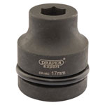 Draper Expert 05098 Expert 17mm 1" Square Drive Hi-Torq® 6 Point Impact Socket