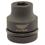 Draper Expert 05099 Expert 18mm 1" Square Drive Hi-Torq® 6 Point Impact Socket