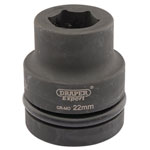 Draper Expert 05103 Expert 22mm 1" Square Drive Hi-Torq® 6 Point Impact Socket