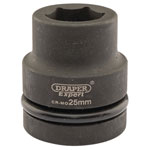 Draper Expert 05106 Expert 25mm 1" Square Drive Hi-Torq® 6 Point Impact Socket