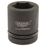 Draper Expert 05113 Expert 33mm 1" Square Drive Hi-Torq® 6 Point Impact Socket