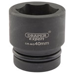 Draper Expert 05120 Expert 40mm 1" Square Drive Hi-Torq® 6 Point Impact Socket