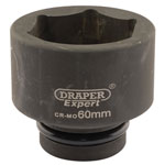 Draper Expert 05129 Expert 60mm 1 Square Drive Hi-Torq® 6 Point Impact Socket