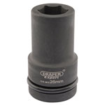 Draper Expert 05141 Expert 26mm 1" Sq. Dr. Hi-Torq® 6 Point Deep Impact Socket
