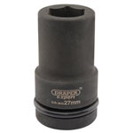 Draper Expert 05142 Expert 27mm 1 Sq. Dr. Hi-Torq® 6 Point Deep Impact Socket