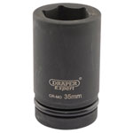 Draper Expert 05149 Expert 35mm 1 Sq. Dr. Hi-Torq® 6 Point Deep Impact Socket
