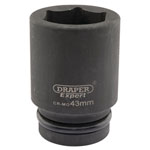 Draper Expert 05153 Expert 43mm 1 Sq. Dr. Hi-Torq® 6 Point Deep Impact Socket