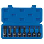 Draper Expert 26439 1/2 Sq. Dr. Impact Hexagonal Socket Bit Set (8 Piece)