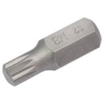 Draper Expert 33341 M8 x 30mm Spline 10mm Insert Bit for Mechanic's Bit Sets