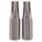 Draper 66435 T30 1/4 Hex TX-STAR® Insert Bit 25mm Long x 2