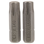 Draper 66437 T40 1/4" Hex TX-STAR® Insert Bit 25mm Long x 2