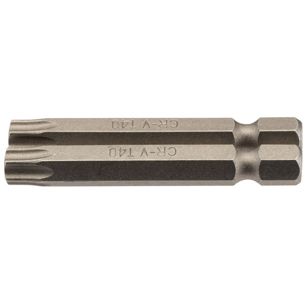 Draper 66624 T40 1/4" Hex TX-STAR® Insert Bit 50mm Long x 2