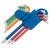 Draper Expert 66143 Metric Coloured Long Arm TX-STAR® Key Set (9 Piece)