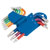 Draper Expert 66135 Metric Coloured Short Arm TX-STAR® Key Set (9 Piece)