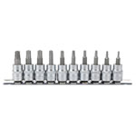 Draper Expert 16332 3/8 Sq. Dr. 48mm long TX-STAR® Security Socket Bit Set 10Pc