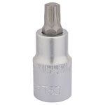 Draper Expert 16317 T50 x 55mm 1/2" Sq. Dr. TX-STAR® Socket Bit