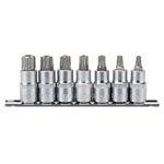 Draper Expert 16334 1/2 Sq. Dr. TX-STAR® Security Socket Bit Set (7 Piece)