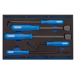 Draper 63497 Scraper and Remover Set in 1/4 Drawer EVA Insert Tray (5 Piece)