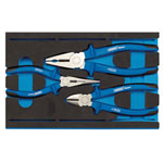 Draper Expert 63262 Heavy Duty Plier Set in 1/4 Drawer EVA Insert Tray (3 Piece)