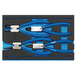 Draper 63218 Circlip Plier Set in 1/4 Drawer EVA Insert Tray (4 Piece)