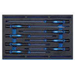 Draper 63399 Extra Long Precision Screwdriver Set 1/4 Drawer EVA Insert Tray 8Pc