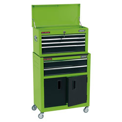 Draper 19566 24 Combined Roller Cabinet and Tool Chest (6 Drawers)