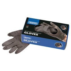 Draper 63760 Workshop Nitrile Gloves (Box of 100)