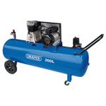 Draper 55315 200L Belt-Driven Air Compressor (2.2kW)