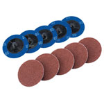 Draper 75610 Ten 50mm 80 Grit Aluminium Oxide Sanding Discs