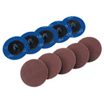 Draper 75612 Ten 50mm 180 Grit Aluminium Oxide Sanding Discs