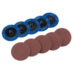 Draper 75614 Ten 50mm 320 Grit Aluminium Oxide Sanding Discs