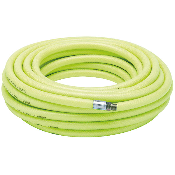  23190 15.2M 1/4" BSP 8mm Bore High-Vis Air Line Hose