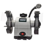 Draper 05097 200mm Heavy Duty Bench Grinder with Worklight (550W)