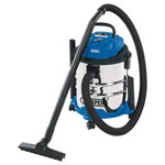 Draper 20515 20L Wet and Dry Vacuum Cleaner with Stainless Steel Tank (1250W)