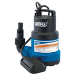 Draper 61668 125L/Min Submersible Water Pump with Float Switch (350W)