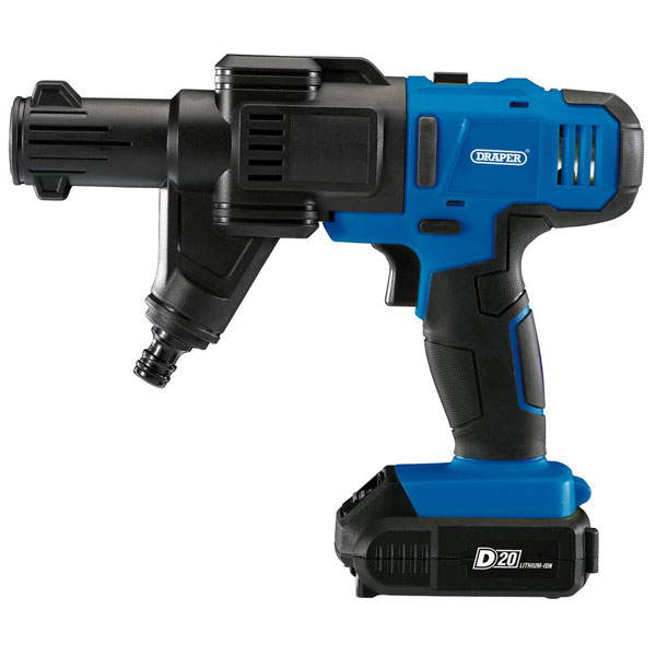 Draper 97533 D20 20V Pressure Washer Kit with 1x 2Ah Battery and