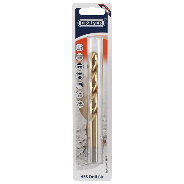 Draper 38847 11.0mm HSS Titanium Drill Bit
