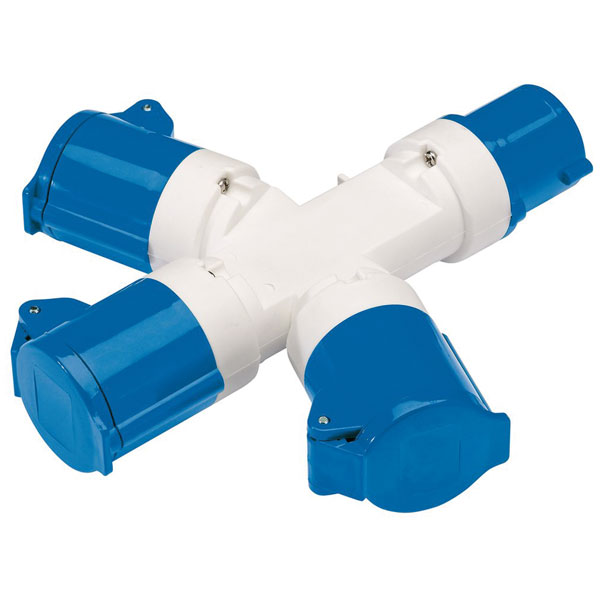 Draper 55108 Moer Splitter, 9mm-22mm Capaciteit, 3 stuks, Blauw