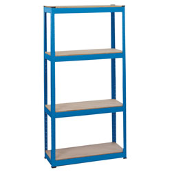 Draper 21658 Steel Shelving Unit - Four Shelves (L760 x W300 x H1520mm)