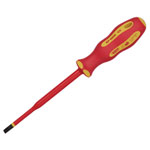 Draper 02161 XP1000 VDE Slimline Plain Slot Screwdriver 5.5 x 125mm