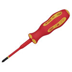 Draper 02163 XP1000 VDE Slimline Cross Slot Screwdriver No.1 x 80mm