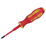 Draper 02165 XP1000 VDE Slimline PZ Type Screwdriver No.1 x 80mm