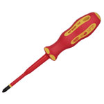 Draper 02166 XP1000 VDE Slimline PZ Type Screwdriver No.2 x 100mm