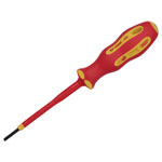 Draper 64367 XP1000 VDE Plain Slot Screwdriver 2.5 x 75mm