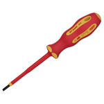 Draper 64414 XP1000 VDE Plain Slot Screwdriver 4.0 x 100mm