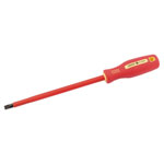 Draper 54273 8mm x 200mm Fully Insulated Plain Slot Screwdriver.