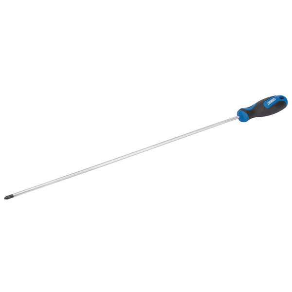 Draper 69472 No.2 x 450mm PZ Type Screwdriver with Soft Grip Handles