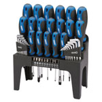 Draper 81294 Soft Grip Screwdriver, Hex Key and Bit Set (44 Piece)